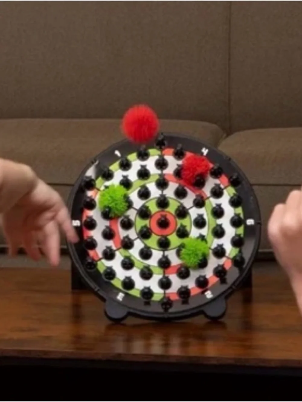 Original Koosh Darts Target Game Set with 4 Koosh Balls, Ages 6+